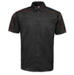 MMCC Men's Slipstream Black/Red Mechanic Work Shirt - 100% Cotton w/ Microfiber Panel - MDM11691