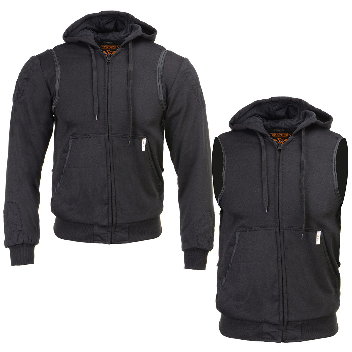 Milwaukee Leather MDM3020 Men's Black Denim '5-in-1' Club Style