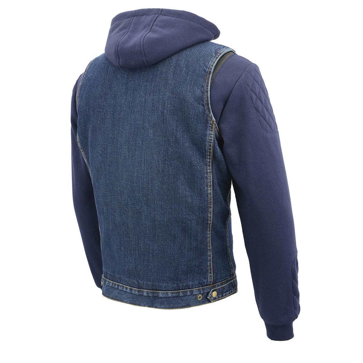 Milwaukee Leather MDM3020 Men's Blue Denim '5-in-1' Club Style