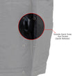 Milwaukee Leather MDM3025 Men’s Black Waxy Coated Denim Club Style Motorcycle Rider Vest w/ Shirt Collar w/ Shirt Collar