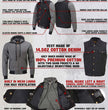 Milwaukee Leather Men's s Black Denim Club Style Motorcycle Vest w/ Removable Hoodie - MDM3083