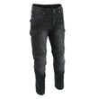 Milwaukee Leather MDM5010 Men's Millennium Black Knee Flex CE Armored Motorcycle Denim Jeans Reinforced w/ Aramid Fibers
