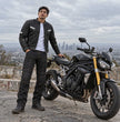 Milwaukee Leather Men's Classic Black Denim Motorcycle Pants, MDM5016