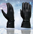 Milwaukee Leather MG7519SET Men’s Black Leather Heated Winter Gloves for Motorcycle Ski Hiking & i-Touch