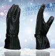 Milwaukee Leather MG7519SET Men’s Black Leather Heated Winter Gloves for Motorcycle Ski Hiking & i-Touch