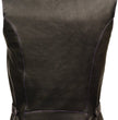 Milwaukee Leather ML1293 Women's Black and Purple ‘Wing Studded’ Leather Vest