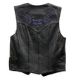 Milwaukee Leather ML1294 Ladies Black ‘Ride Like You Stole It’ Embroidered Vest