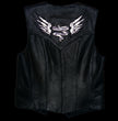 Milwaukee Leather ML1294 Ladies Black ‘Ride Like You Stole It’ Embroidered Vest