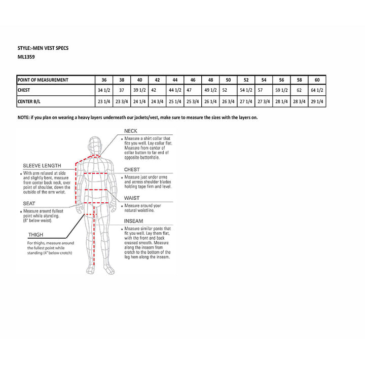 Milwaukee Leather ML1359 Men&