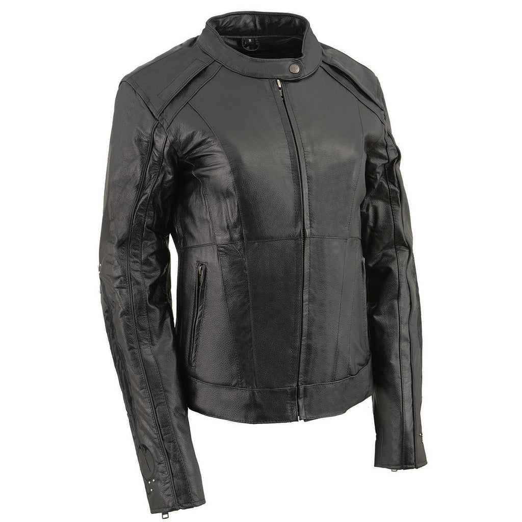Milwaukee Leather X1952 Women's Embroidered Wing and Stud Design