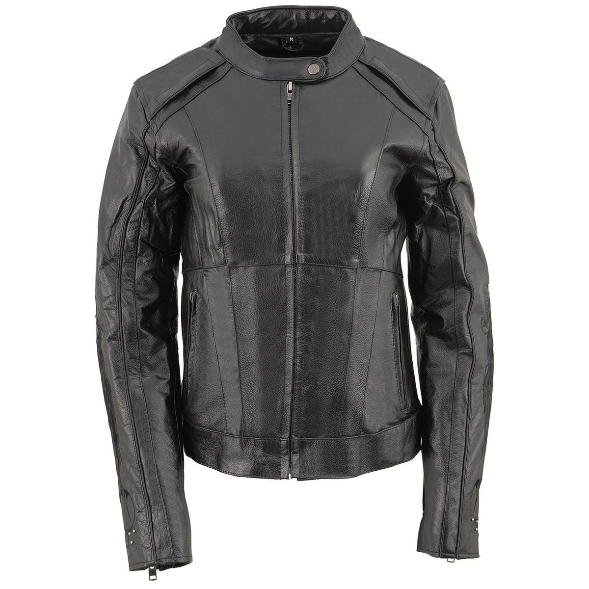 Milwaukee Leather X1952 Women's Embroidered Wing and Stud Design