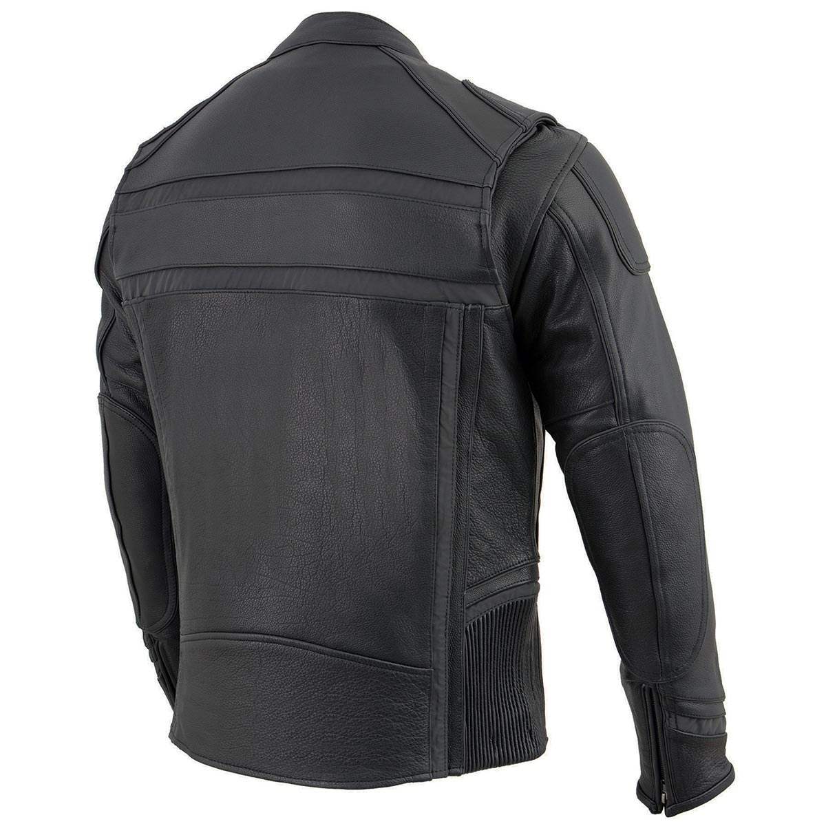 Milwaukee Leather ML2083 Men's Black Premium Leather Vented