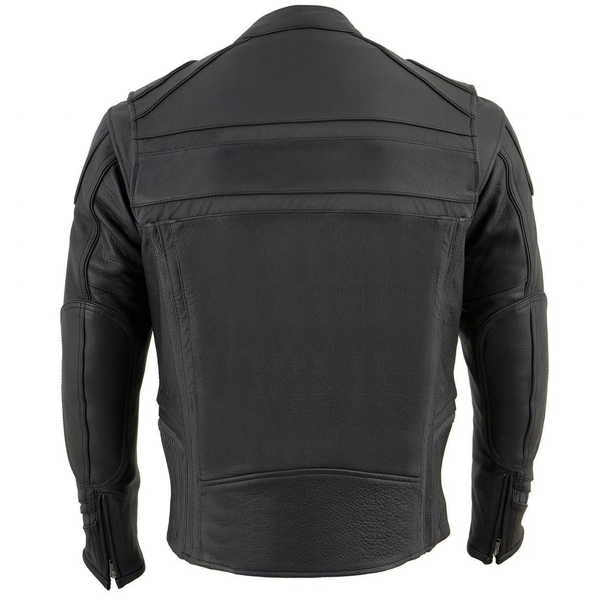 Milwaukee Leather ML2083 Men's Black Premium Leather Vented