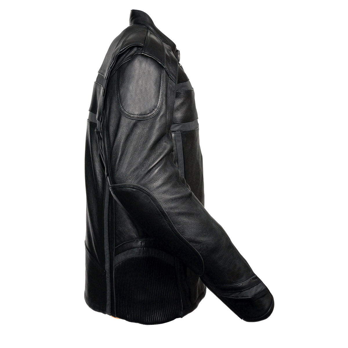 Milwaukee Leather ML2083 Men's Black Premium Leather Vented