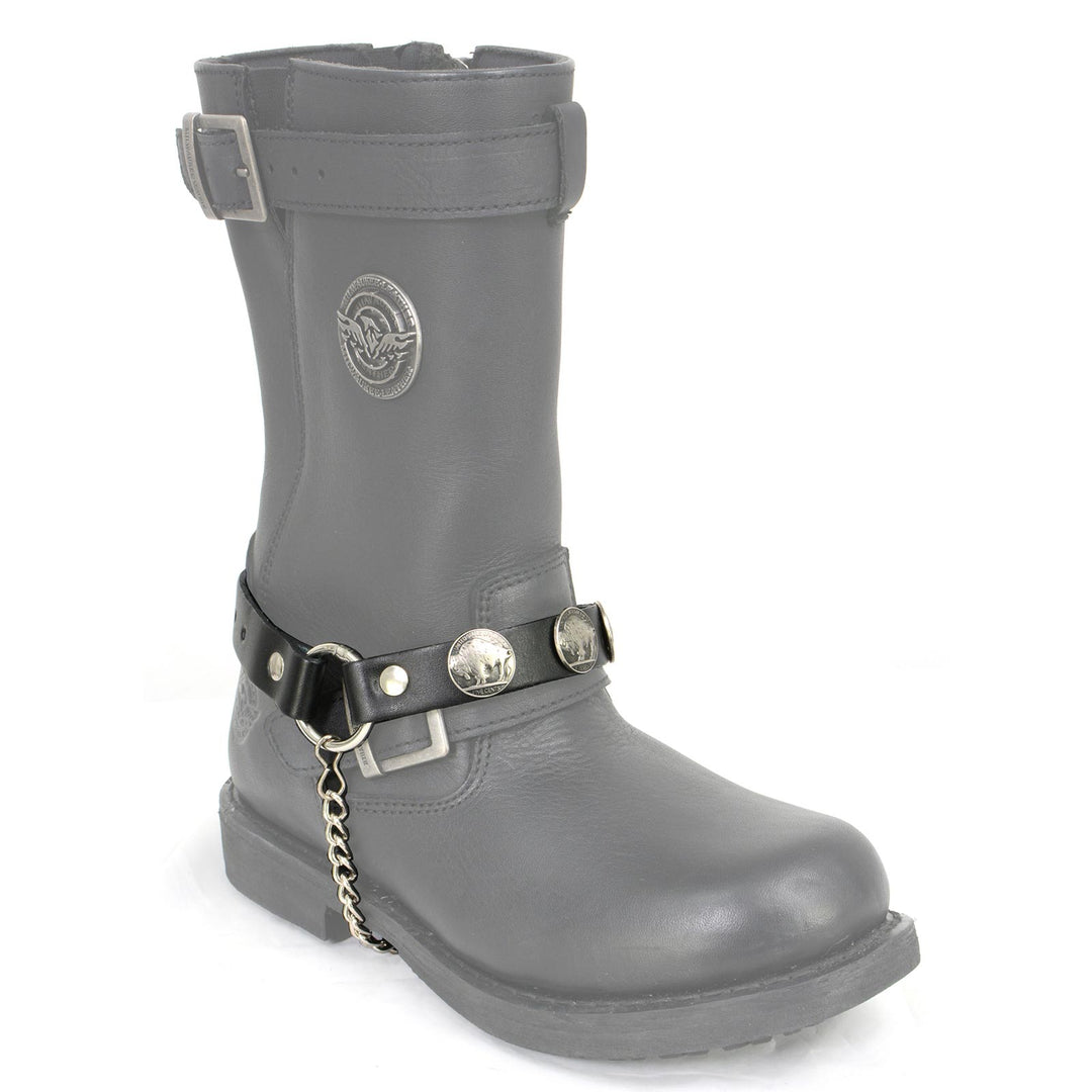 Milwaukee Leather Boot Chains Set of 2 - Adjustable Biker Boots Strap