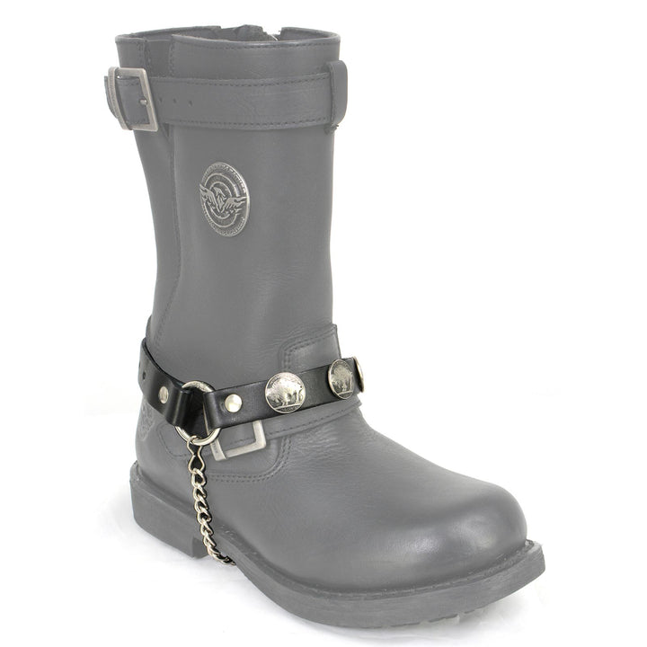 Milwaukee Leather Boot Chains Set of 2 - Adjustable Biker Boots Strap