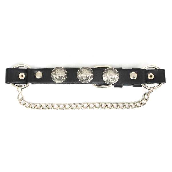 Milwaukee Leather Boot Chains Set of 2 - Adjustable Biker Boots Strap
