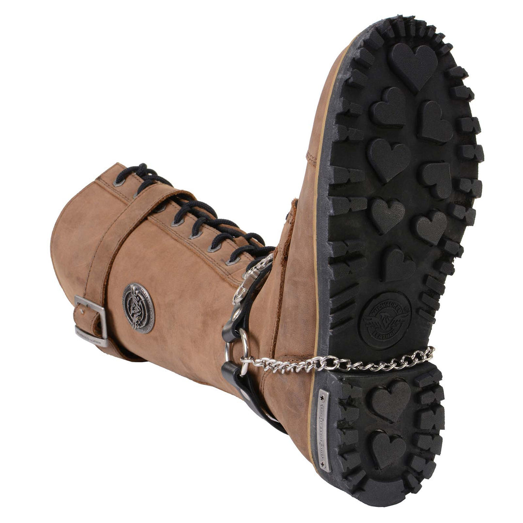 Milwaukee Leather Boot Chains Set of 2 - Adjustable Biker Boots Strap