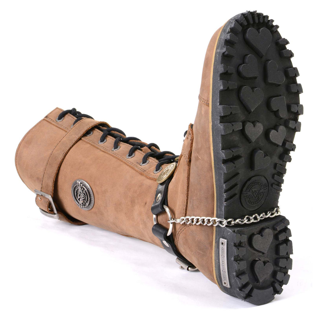 Milwaukee Leather Boot Chains Set of 2 - Adjustable Biker Boots Strap