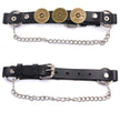 Milwaukee Leather Silver 12 Gauge Shell Medallion Boot Chain with Adjustable Strap – MLA3005