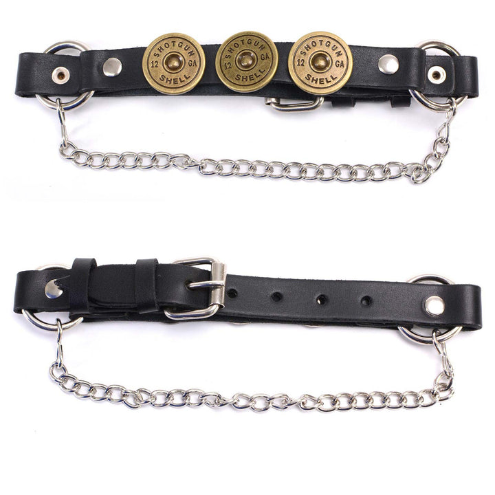 Milwaukee Leather Boot Chains Set of 2 - Adjustable Biker Boots Strap