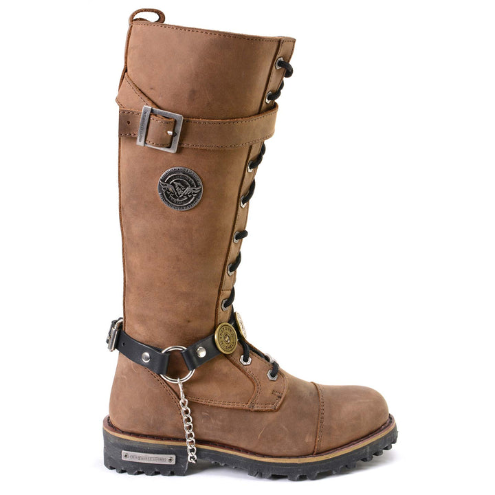 Milwaukee Leather Boot Chains Set of 2 - Adjustable Biker Boots Strap