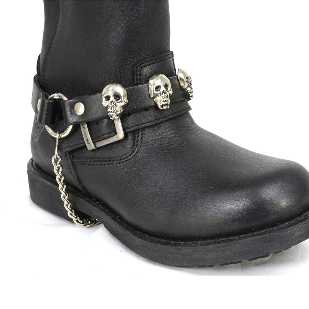 Milwaukee Leather Boot Chains Set of 2 - Adjustable Biker Boots Strap