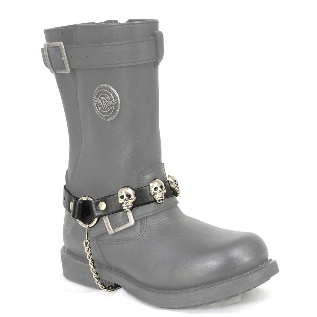Milwaukee Leather Boot Chains Set of 2 - Adjustable Biker Boots Strap
