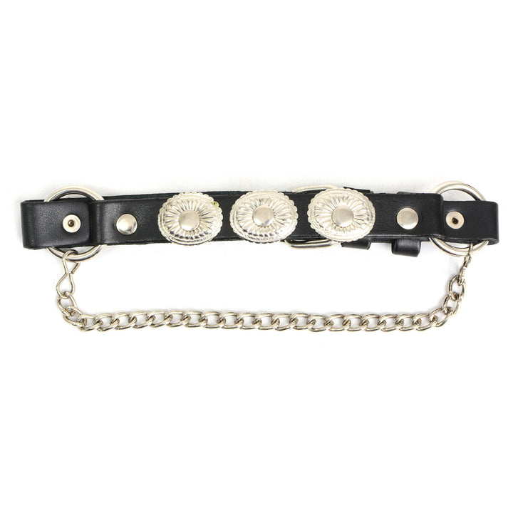 Milwaukee Leather Boot Chains Set of 2 - Adjustable Biker Boots Strap