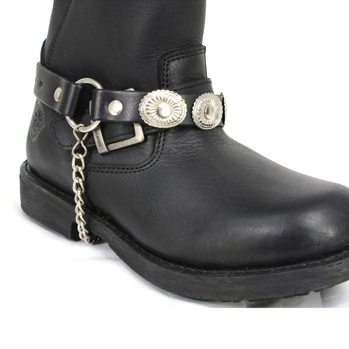 Milwaukee Leather Boot Chains Set of 2 - Adjustable Biker Boots Strap