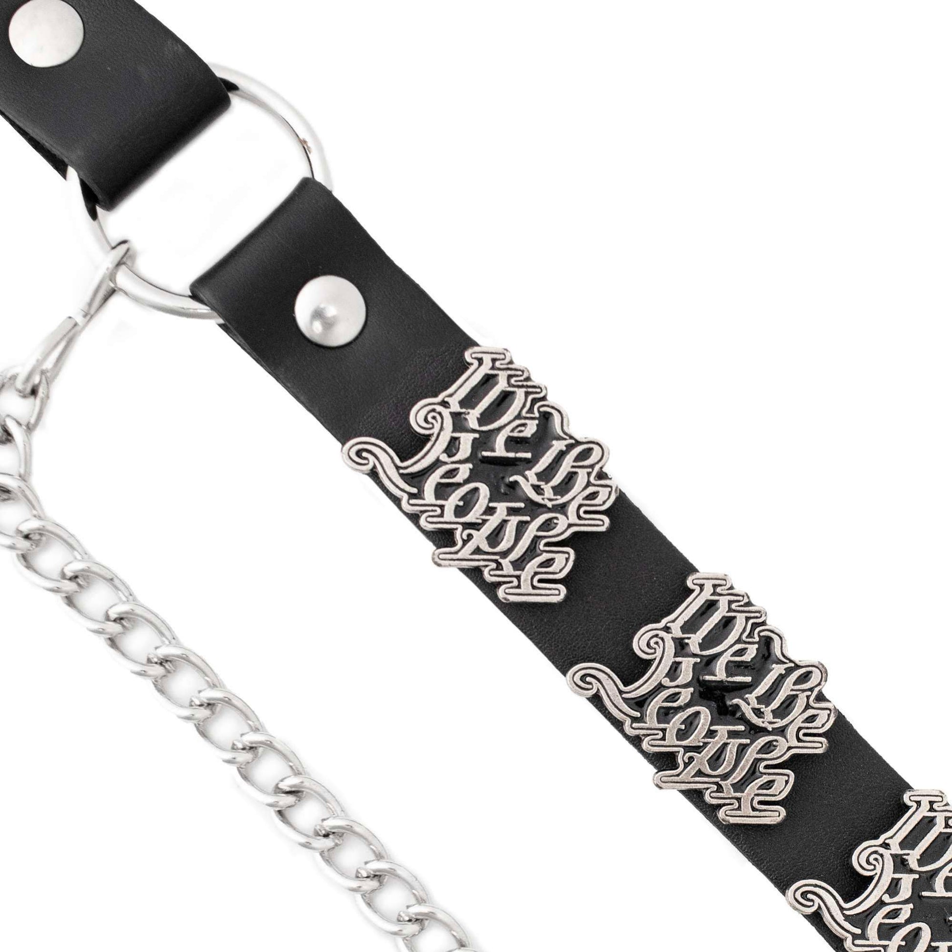 Milwaukee Leather Silver We The People Emblem Boot Chain with Adjustable Strap - MLA3010