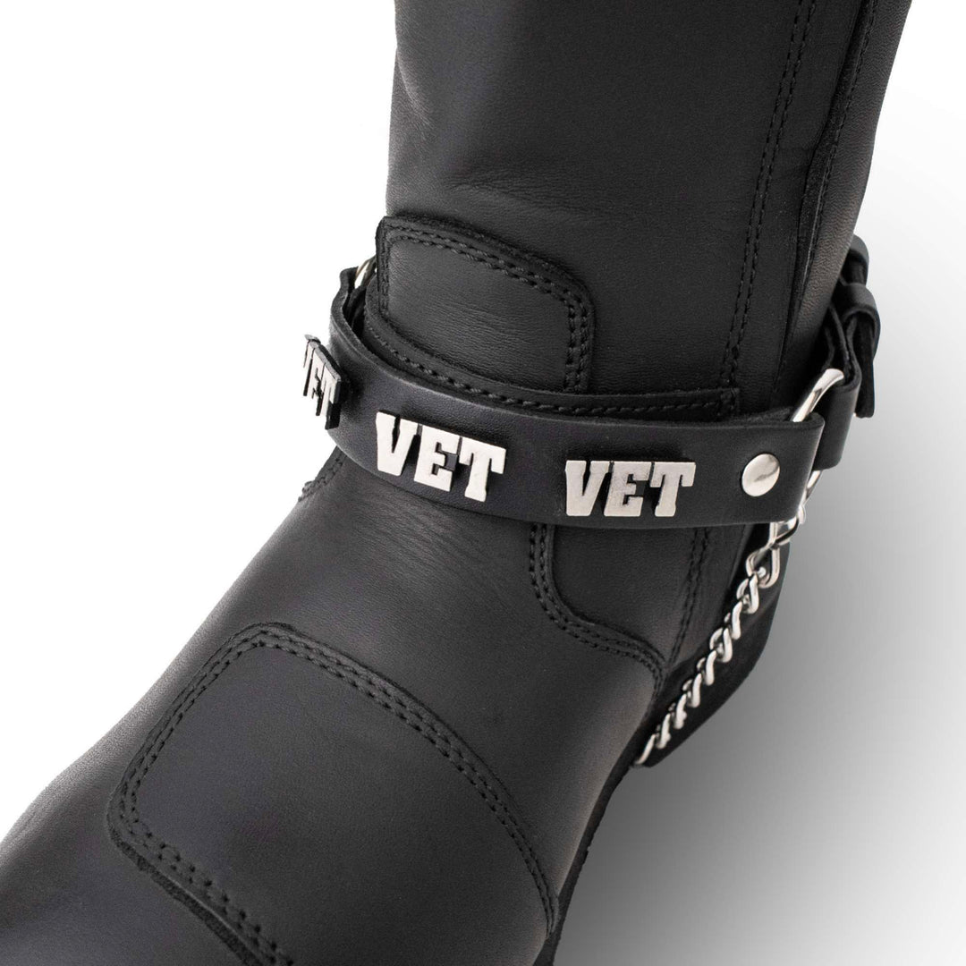 Milwaukee Leather Boot Chains Set of 2 - Adjustable Biker Boots Strap