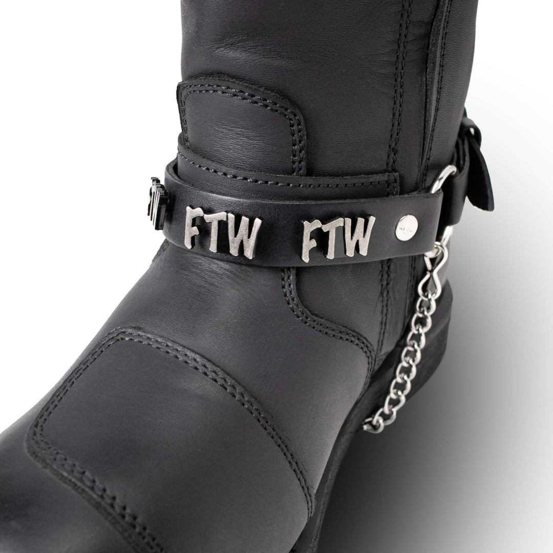 Milwaukee Leather Boot Chains Set of 2 - Adjustable Biker Boots Strap