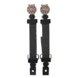 Milwaukee Leather Motorcycle Biker Elastic Bungee for Chaps or Pants in Various Emblems (Set of 2) MLA