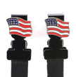 Milwaukee Leather Motorcycle Biker Elastic Bungee for Chaps or Pants in Various Emblems (Set of 2) MLA