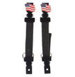 Milwaukee Leather Motorcycle Biker Elastic Bungee for Chaps or Pants in Various Emblems (Set of 2) MLA