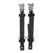 Milwaukee Leather Motorcycle Biker Elastic Bungee for Chaps or Pants in Various Emblems (Set of 2) MLA