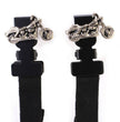Milwaukee Leather MLA4007 Motorcycle Biker Chopper Emblem Elastic Bungee Clips for Chaps or Pants (Set of 2)