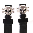 Milwaukee Leather Motorcycle Biker Elastic Bungee for Chaps or Pants in Various Emblems (Set of 2) MLA