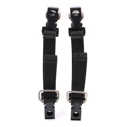 Milwaukee Leather Motorcycle Biker Elastic Bungee for Chaps or Pants in Various Emblems (Set of 2) MLA