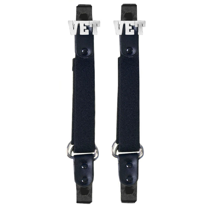 Milwaukee Leather MLA4017 VET Motorcycle Biker Elastic Bungee Clips for Chaps or Pants (Set of 2)
