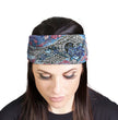 Milwaukee Leather | Bling Designed Wide Headbands-Headwraps for Women Biker Bandana with Angle Roses - MLA8001