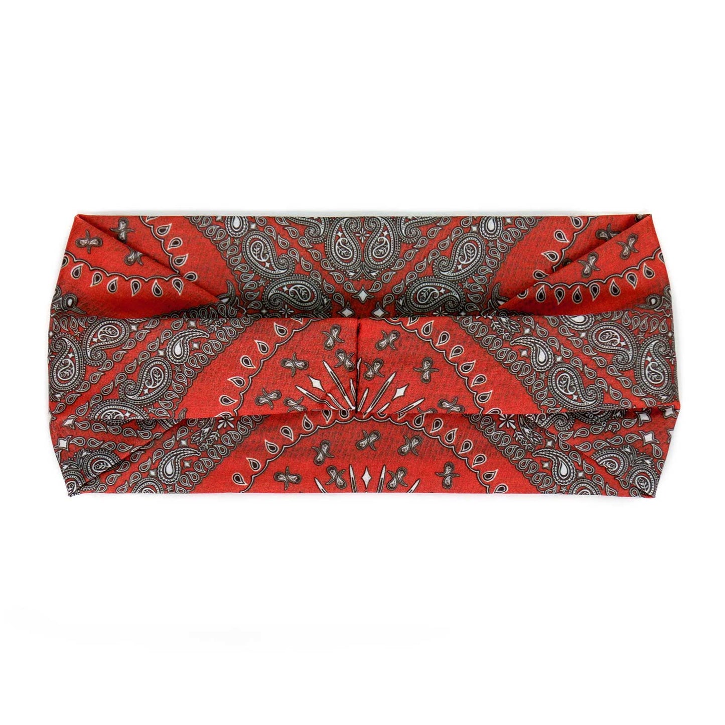 Milwaukee Leather | Bling Designed Wide Headbands-Headwraps for Women Biker bandana Classic Red- MLA8008