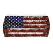 Milwaukee Leather | Bling Designed Wide Headbands-Headwraps for Women Biker Bandana with Flag Roses - MLA8021