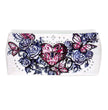 Milwaukee Leather | Bling Designed Wide Headbands-Headwraps for Women Biker Bandana with Heart Lock White - MLA8026