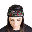 Milwaukee Leather | Bling Designed Wide Headbands-Headwraps for Women Biker Bandana with I Ride My Own - MLA8028