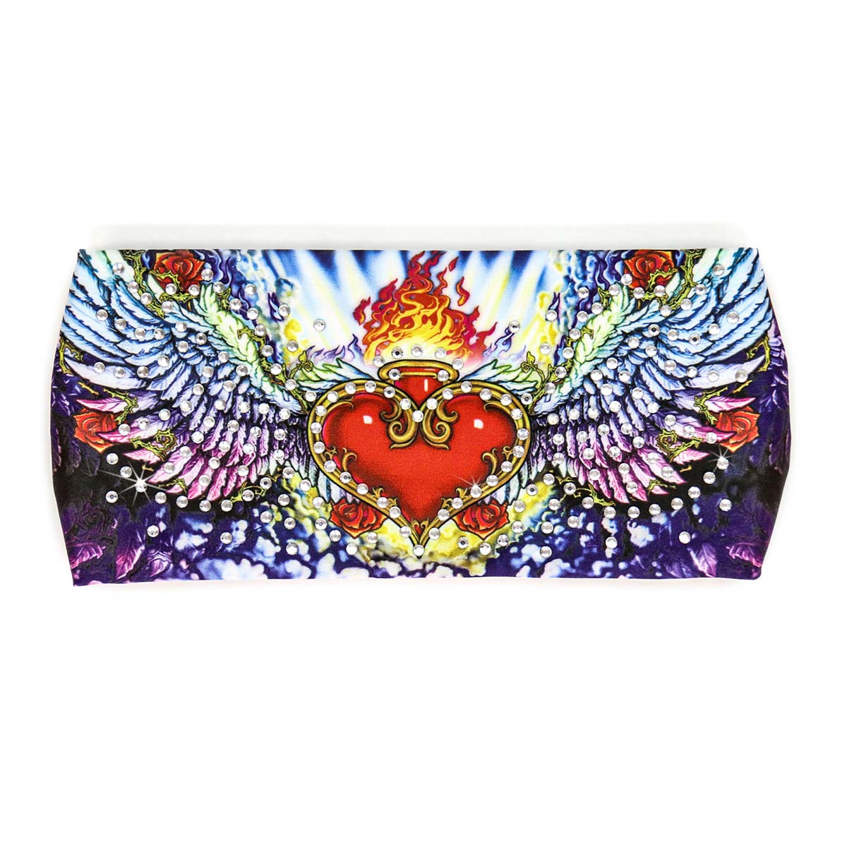 Milwaukee Leather | Bling Designed Wide Headbands-Headwraps for