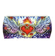 Milwaukee Leather | Bling Designed Wide Headbands-Headwraps for Women Biker Bandana with Scared Heart - MLA8039