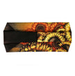 Milwaukee Leather | Bling Designed Wide Headbands-Headwraps for Women Biker Bandana with Sun Flower Skull - MLA8045