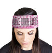 Milwaukee Leather | Bling Designed Wide Headbands-Headwraps for Women Biker Bandana with Live Love Ride - MLA8047